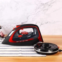 Royalty Line Draadloos Strijkijzer - Krachtig Snoerloos Strijken - Snoerloze Stoomstrijkijzer - Droogstrijkijzer - 2400W - Strijkijzer Met Stoomgenerator - 450ML Watercapaciteit - Rood 20 Royalty Line Draadloos Strijkijzer - Krachtig Snoerloos Strijken - Snoerloze Stoomstrijkijzer - Droogstrijkijzer - 2400W - Strijkijzer Met Stoomgenerator - 450ML Watercapaciteit - Rood -Leifheit Store 1200x1200 2568