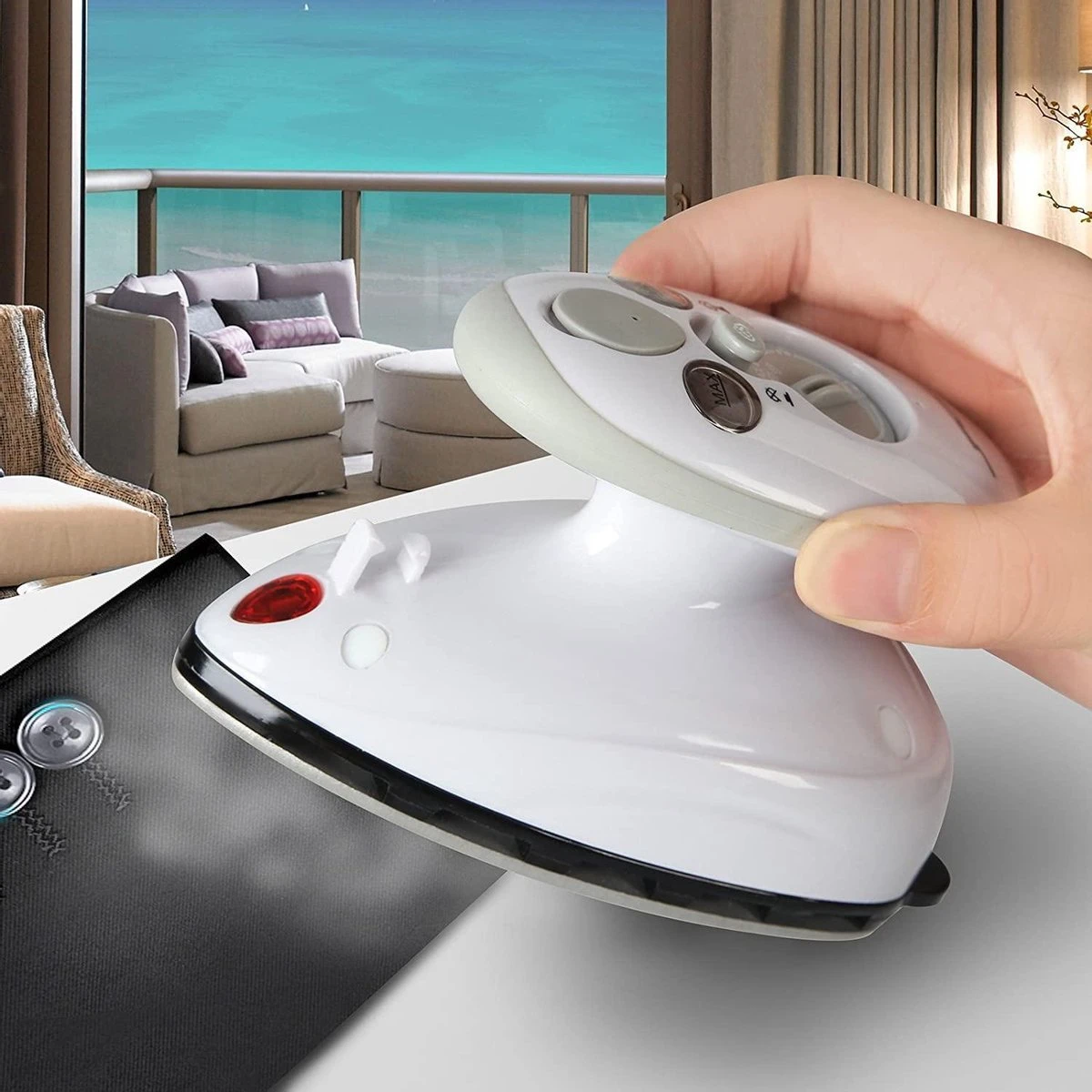 Trend24 - Strijkijzer - Stoomstrijkijzer - Reisstrijkijzer - Mini Strijkijzer - 420 W - Wit 5 Trend24 - Strijkijzer - Stoomstrijkijzer - Reisstrijkijzer - Mini Strijkijzer - 420 W - Wit - Afbeelding 5