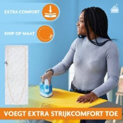LaundrySpecialist Onderlegger Voor Je Strijkplankhoes - Molton Onderlegger - Universele Maat - Voor Extra Strijkcomfort - Geschikt Voor Je Strijkplank En Strijkplankovertrek - Zelf Op Maat Te Knippen -Leifheit Store 1200x1200 2643