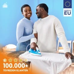 LaundrySpecialist Onderlegger Voor Je Strijkplankhoes - Molton Onderlegger - Universele Maat - Voor Extra Strijkcomfort - Geschikt Voor Je Strijkplank En Strijkplankovertrek - Zelf Op Maat Te Knippen -Leifheit Store 1200x1200 2644