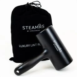 STEAMRS - Luxe Kledingroller - Kleefroller - Plakroller - 3 Rollen - Zwart