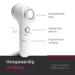 Merkloos Elektrische Pluizenverwijderaar – Ontpluizer – Ontpiller - USB Oplaadbaar – Krachtige Batterij – Extra Grote Scheerkop – Voor Bed/bank/kleding - 3x Opzetstuk – Wit -Leifheit Store 1200x1200 2698