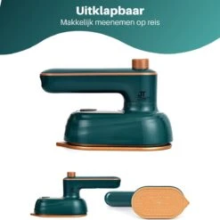 JT Products Luxe Reisstrijkijzer – Stoom Strijkijzer – Inklapbaar - Mini Strijkijzer - 8,4x11,5CM - Travel Strijkijzer – Strijkijzer Vakantie – Reisstrijkijzer Klein -Leifheit Store 1200x1200 2755