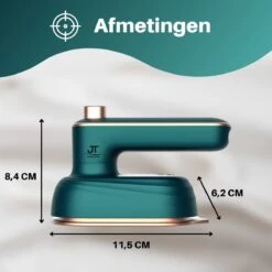 JT Products Luxe Reisstrijkijzer – Stoom Strijkijzer – Inklapbaar - Mini Strijkijzer - 8,4x11,5CM - Travel Strijkijzer – Strijkijzer Vakantie – Reisstrijkijzer Klein -Leifheit Store 1200x1200 2756