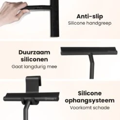 NovaQ® Vloerwisser Met Steel - Vloertrekker Met Steel - Douchewisser Zwart - Raamwisser Douche - Badkamer Trekker - Vloerwisser Zwart 2 In 1 Set Inclusief Ophanghaken 11 NovaQ® Vloerwisser Met Steel - Vloertrekker Met Steel - Douchewisser Zwart - Raamwisser Douche - Badkamer Trekker - Vloerwisser Zwart 2 In 1 Set Inclusief Ophanghaken -Leifheit Store 1200x1200 280