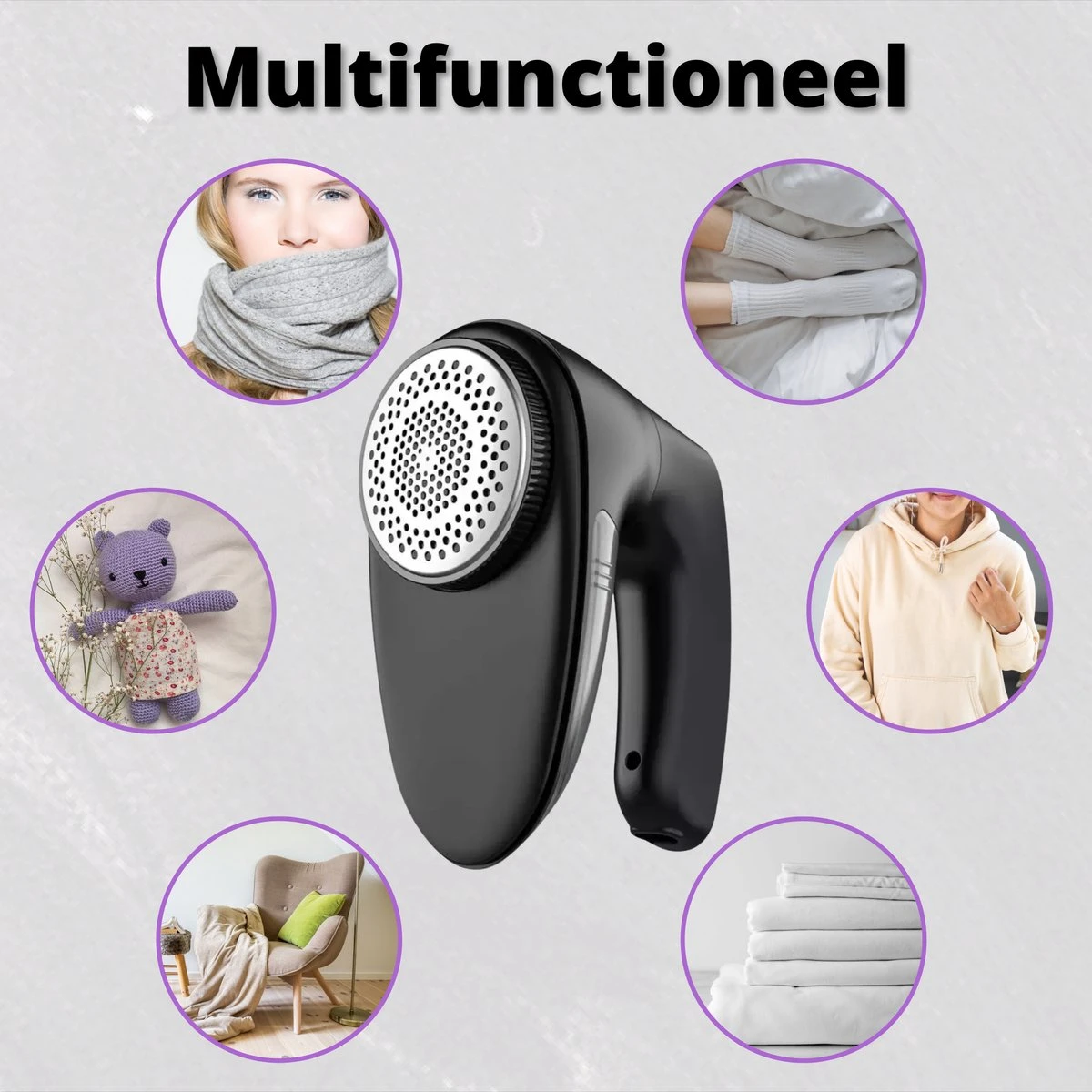 Merkloos Acestore Elektrische Pluizenverwijderaar + GRATIS EBook! - Ontpluizer - Pluizentondeuse - Draadloos En Oplaadbaar - Pluizenborstel - Stoffen Scheerapparaat 3 Merkloos Acestore Elektrische Pluizenverwijderaar + GRATIS EBook! - Ontpluizer - Pluizentondeuse - Draadloos En Oplaadbaar - Pluizenborstel - Stoffen Scheerapparaat - Afbeelding 3