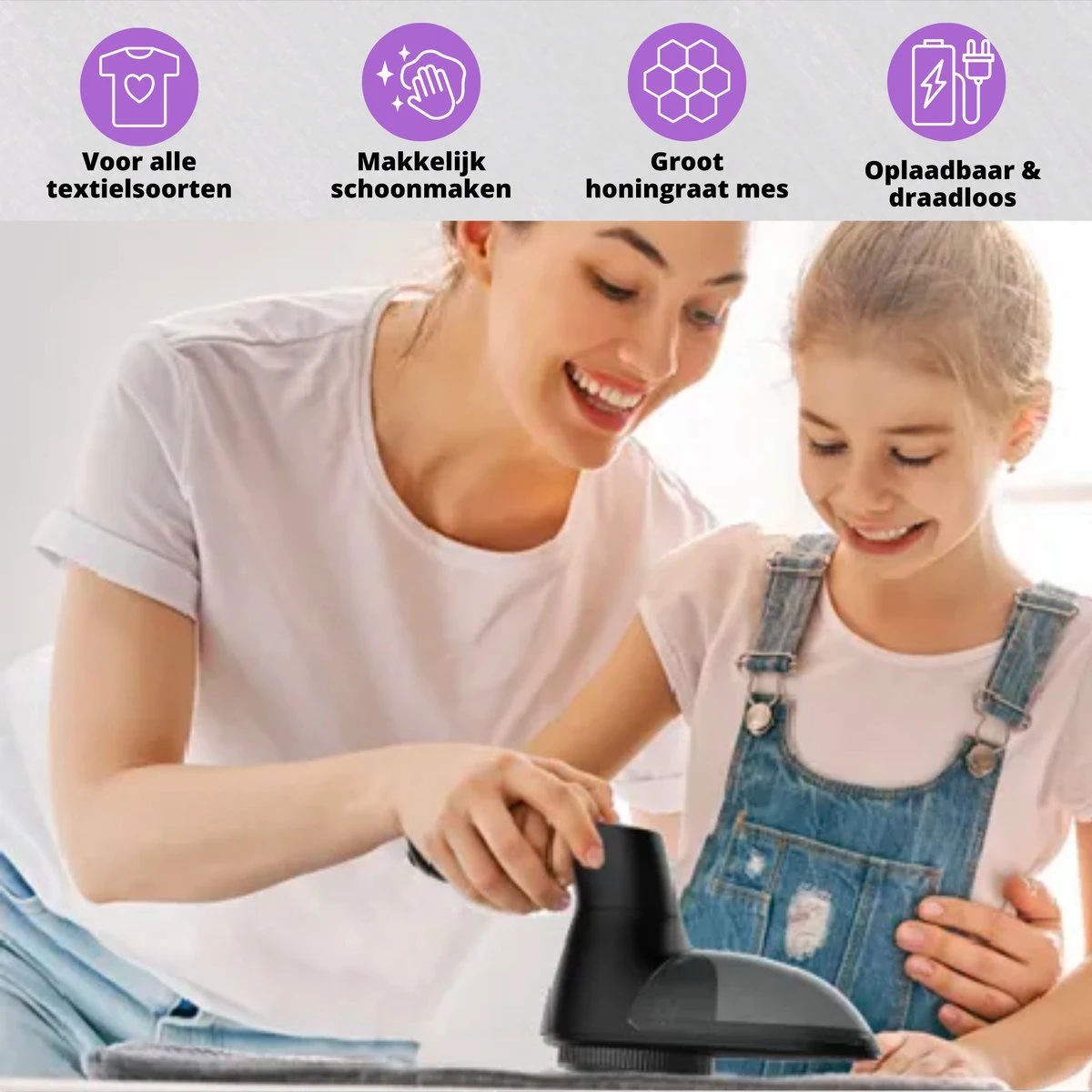 Merkloos Acestore Elektrische Pluizenverwijderaar + GRATIS EBook! - Ontpluizer - Pluizentondeuse - Draadloos En Oplaadbaar - Pluizenborstel - Stoffen Scheerapparaat 5 Merkloos Acestore Elektrische Pluizenverwijderaar + GRATIS EBook! - Ontpluizer - Pluizentondeuse - Draadloos En Oplaadbaar - Pluizenborstel - Stoffen Scheerapparaat - Afbeelding 5