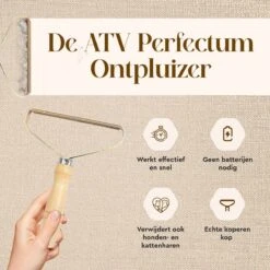 ATV PERFECTUM Super Ontpluizer 3.0 - Pluizen Verwijderaar – Inclusief Mini Ontpluizer – Ontpluizer Wol - Kleding Ontpiller – Duurzaam -Leifheit Store 1200x1200 2833