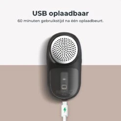 Attic Lux 2-in-1 Pluizenverwijderaar – Kledingborstel – Ontpluizer – Ontpiller – Draadloos – Elektrisch – Kleding/Meubels/Beddengoed - Zwart -Leifheit Store 1200x1200 2835