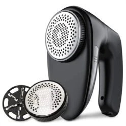 Auronic Elektrische Pluizenverwijderaar - Draadloos - 2 Extra Opzetstukken - Zwart