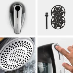 Auronic Elektrische Pluizenverwijderaar - Draadloos - 2 Extra Opzetstukken - Zwart -Leifheit Store 1200x1200 2868