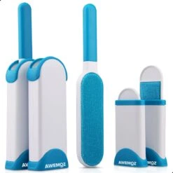 AWEMOZ Pluizenverwijderaar 4 Stuks - Pluizenborstel - Ontpluizer - Kledingroller – Pluizenroller - Kleefroller - Kledingborstel