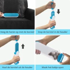 AWEMOZ Pluizenverwijderaar 4 Stuks - Pluizenborstel - Ontpluizer - Kledingroller – Pluizenroller - Kleefroller - Kledingborstel -Leifheit Store 1200x1200 2882