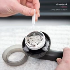 Fineza Pluizenverwijderaar – Electrisch – Ontpluizer – Ontpiller – Draadloos – Zwart/Antraciet -Leifheit Store 1200x1200 2892