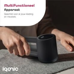 Iqonic Elektrische Pluizenverwijderaar - Oplaadbaar - Ontpluizer - Pluizentondeuse - Zwart 14 Iqonic Elektrische Pluizenverwijderaar - Oplaadbaar - Ontpluizer - Pluizentondeuse - Zwart -Leifheit Store 1200x1200 2922