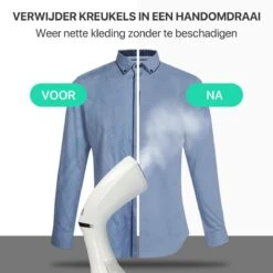 Ziggy Kledingstomer En Reiniger Voor Thuis En Op Reis - Stoomreiniger Voor Kleding/Textiel/Stoffen - Kleine Hand Stomer - Stoom Apparaat - Steamer - 280 ML - Wit -Leifheit Store 1200x1200 2943