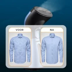 Ample Kledingstomer - Stoomstrijkijzer - Stoomreiniger - Handstomer Kleding - Stomer Kleding - Stoomapparaat Kleding - Kleding Stomer - Blauw -Leifheit Store 1200x1200 2963