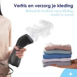 Luxe Kledingstomer - Handstomer - Handstoomreiniger - Stoomstrijkijzer - Stomer Kleding - Voor Op Reis - Zwart 23 Luxe Kledingstomer - Handstomer - Handstoomreiniger - Stoomstrijkijzer - Stomer Kleding - Voor Op Reis - Zwart -Leifheit Store 1200x1200 2981
