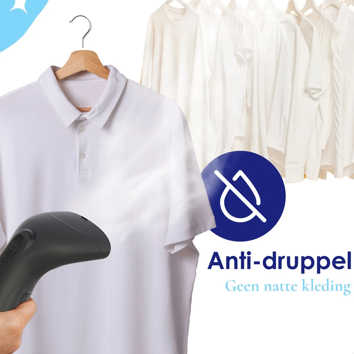 Luxe Kledingstomer - Handstomer - Handstoomreiniger - Stoomstrijkijzer - Stomer Kleding - Voor Op Reis - Zwart 13 Luxe Kledingstomer - Handstomer - Handstoomreiniger - Stoomstrijkijzer - Stomer Kleding - Voor Op Reis - Zwart - Afbeelding 13