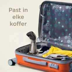 Luxe Kledingstomer - Handstomer - Handstoomreiniger - Stoomstrijkijzer - Stomer Kleding - Voor Op Reis - Goud -Leifheit Store 1200x1200 3002