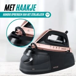 RYER Stoomstrijkijzer Met Stoomgenerator - Iron - Keramische Zoolplaat -Leifheit Store 1200x1200 3055