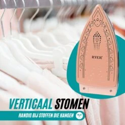 RYER Stoomstrijkijzer Met Stoomgenerator - Iron - Keramische Zoolplaat -Leifheit Store 1200x1200 3057
