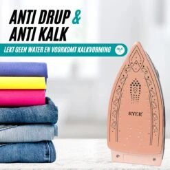 RYER Stoomstrijkijzer Met Stoomgenerator - Iron - Keramische Zoolplaat -Leifheit Store 1200x1200 3058
