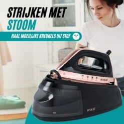 RYER Stoomstrijkijzer Met Stoomgenerator - Iron - Keramische Zoolplaat -Leifheit Store 1200x1200 3061