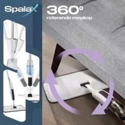 Spalax Dweil - Mop - Dweilsysteem - Vloerwisser Badkamer - Dweilset - Mopset - Vloermop 9 Spalax Dweil - Mop - Dweilsysteem - Vloerwisser Badkamer - Dweilset - Mopset - Vloermop -Leifheit Store 1200x1200 313