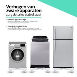Jokenz® Wasmachine Verhoger 12 Poten - Wasmachine Ombouw Kast - Anti-vibratie - Verstelbaar - Opbouwmeubel- Tot 350kg 10 Jokenz® Wasmachine Verhoger 12 Poten - Wasmachine Ombouw Kast - Anti-vibratie - Verstelbaar - Opbouwmeubel- Tot 350kg -Leifheit Store 1200x1200 3138