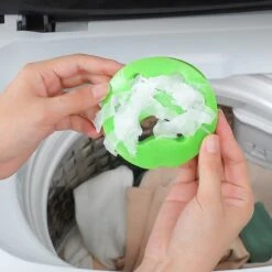 Merkloos Huisdierhaar Verwijderaar - Wasmachine Herbruikbare Haarverwijderaar - Anti Haren - Accessoires Wasmachine - Groen - 1 Stuk -Leifheit Store 1200x1200 3159