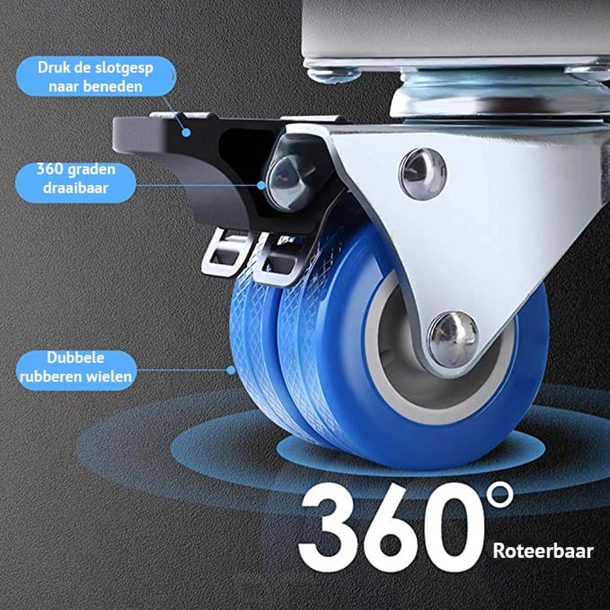 Olvy Wasmachine Verhoger Met Wielen - Tot 500 KG - Schokbestendig - Opbouwmeubel - Ook Voor Droger, Koelkast, Vaatwasser En Vriezer 4 Olvy Wasmachine Verhoger Met Wielen - Tot 500 KG - Schokbestendig - Opbouwmeubel - Ook Voor Droger, Koelkast, Vaatwasser En Vriezer - Afbeelding 4