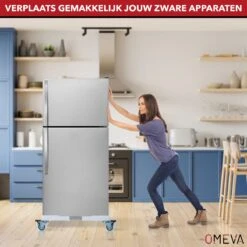 OMEVA® Wasmachine Verhoger Met Wielen- Verhoging Voor Wasmachine - Vaatwasser Koelkast Vriezer En Droger - Inclusief 4 Dempers - Verstelbaar - Wit - Wasmachine Ombouw 17 OMEVA® Wasmachine Verhoger Met Wielen- Verhoging Voor Wasmachine - Vaatwasser Koelkast Vriezer En Droger - Inclusief 4 Dempers - Verstelbaar - Wit - Wasmachine Ombouw -Leifheit Store 1200x1200 3234