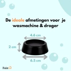 Fain - Trillingsdempers Wasmachine – Set Van 4 Stuks – Zwart - Voetjes Wasmachine & Droger - Wasmachine Demper – Anti Trillings / Vibratie Dempers Pads – Antislip Rubber – Trillingsmat – Antislipmat - Extra Dik 11 Fain - Trillingsdempers Wasmachine – Set Van 4 Stuks – Zwart - Voetjes Wasmachine & Droger - Wasmachine Demper – Anti Trillings / Vibratie Dempers Pads – Antislip Rubber – Trillingsmat – Antislipmat - Extra Dik -Leifheit Store 1200x1200 3244