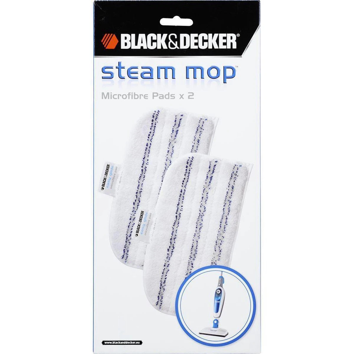 Black & Decker BLACK+DECKER FSMP20-XJ Microvezel Stoomreiniger Stoomdoek - 2 Stuks 4 Black & Decker BLACK+DECKER FSMP20-XJ Microvezel Stoomreiniger Stoomdoek - 2 Stuks - Afbeelding 4