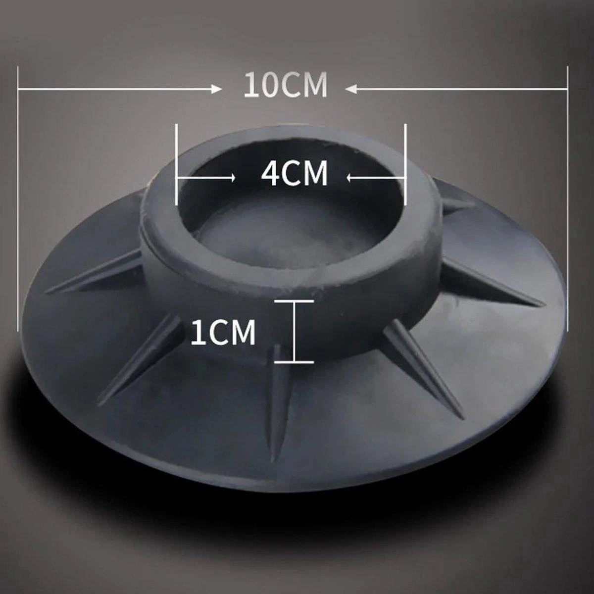 LOUZIR 4 Stuks Extra Dik Wasmachine / Wasdroger Pads - Antislip - Wasmachine Voetjes / Voetstuk - Antitril Trillingsdempers Voetjes / Trillingsmat / Trilmat / Dempingsmat . 4 LOUZIR 4 Stuks Extra Dik Wasmachine / Wasdroger Pads - Antislip - Wasmachine Voetjes / Voetstuk - Antitril Trillingsdempers Voetjes / Trillingsmat / Trilmat / Dempingsmat . - Afbeelding 4