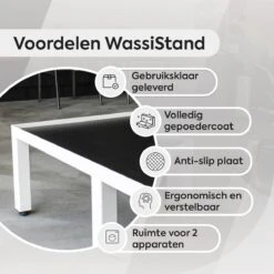WassiStand Wasmachine Verhoger Met Grip – Wasmachine Kast En Ombouw – Verhoging Voor Wasmachine, Vaatwasser, Koelkast, Vriezer En Droger – Wasmachine Verhoger Inclusief 6 Dempers – Duurzaam RVS – Maximaal 750 Kg – 122x61x34cm 11 WassiStand Wasmachine Verhoger Met Grip – Wasmachine Kast En Ombouw – Verhoging Voor Wasmachine, Vaatwasser, Koelkast, Vriezer En Droger – Wasmachine Verhoger Inclusief 6 Dempers – Duurzaam RVS – Maximaal 750 Kg – 122x61x34cm -Leifheit Store 1200x1200 3257