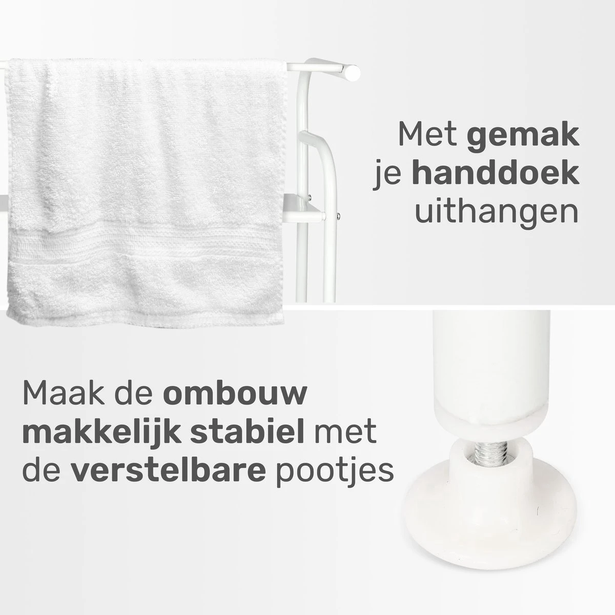 LBB - Toiletmeubel - Ruimte Besparend - WC - Kast - Meubel - 3 Planken - Wit - Toilet - Kastje - Badkamer 2 LBB - Toiletmeubel - Ruimte Besparend - WC - Kast - Meubel - 3 Planken - Wit - Toilet - Kastje - Badkamer - Afbeelding 2