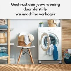 Care-Less Wasmachine Verhoger 9CM - Antislip Wasmachine Voeten - Trillingsdempers Wasmachine - Geluidsdemper Wasmachine - Anti Vibratie Wasmachine - Anti Vibratie Pads - Wasdroger Verhoger - Koelkast Verhoger -Leifheit Store 1200x1200 3273