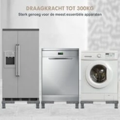 Slimshop Wasmachine Verhoger - Verhoging Voor Wasmachine - Vaatwasser Koelkast Vriezer - Verstelbaar - ABS - Maximaal 300 Kg 11 Slimshop Wasmachine Verhoger - Verhoging Voor Wasmachine - Vaatwasser Koelkast Vriezer - Verstelbaar - ABS - Maximaal 300 Kg -Leifheit Store 1200x1200 3283