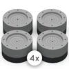Amenzo® Trillingsdempers Wasmachine - 4 Stuks - Wasmachine Verhoger - Extra Dik - Wasmachine Dempers - Stapelbaar - Droger - Vaatwasser