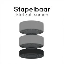 Amenzo® Trillingsdempers Wasmachine - 4 Stuks - Wasmachine Verhoger - Extra Dik - Wasmachine Dempers - Stapelbaar - Droger - Vaatwasser -Leifheit Store 1200x1200 3291