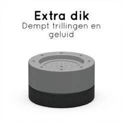 Amenzo® Trillingsdempers Wasmachine - 4 Stuks - Wasmachine Verhoger - Extra Dik - Wasmachine Dempers - Stapelbaar - Droger - Vaatwasser -Leifheit Store 1200x1200 3292