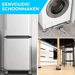 Minismus Wasmachine Trillingsdempers Set Van 4 Stuks - Zwart Vibratie Demper Pads - Antislipmatjes - Trillingsmat 3.5 CM 11 Minismus Wasmachine Trillingsdempers Set Van 4 Stuks - Zwart Vibratie Demper Pads - Antislipmatjes - Trillingsmat 3.5 CM -Leifheit Store 1200x1200 3306