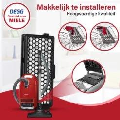 DEGG - Hepa & Koolstof Filter - Geschikt Voor Miele - Vervangt SF-HA 50 - Hepa Airclean Filter - COMBIDEAL - 2 STUK(S) -Leifheit Store 1200x1200 3377