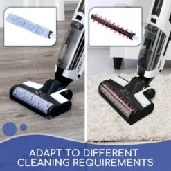 Aigostar 3 In 1 Vloerreiniger - Stofzuiger En Dweilen In 1 - Steelstofzuiger Met Dweilfunctie - Dweilapparaat Draadloos - Whale 33ZDR -Leifheit Store 1200x1200 341