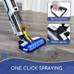Aigostar 3 In 1 Vloerreiniger - Stofzuiger En Dweilen In 1 - Steelstofzuiger Met Dweilfunctie - Dweilapparaat Draadloos - Whale 33ZDR -Leifheit Store 1200x1200 343