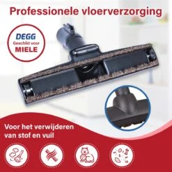 DEGG - Parketborstel / Zuigmond - Geschikt Voor Miele - Stofzuiger Mondstuk - 35mm - Stofzuiger Onderdelen - Luxe Stofzuigermond - Premium Kwaliteit -Leifheit Store 1200x1200 3437