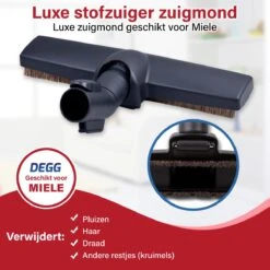 DEGG - Parketborstel / Zuigmond - Geschikt Voor Miele - Stofzuiger Mondstuk - 35mm - Stofzuiger Onderdelen - Luxe Stofzuigermond - Premium Kwaliteit -Leifheit Store 1200x1200 3439