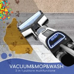 Aigostar 3 In 1 Vloerreiniger - Stofzuiger En Dweilen In 1 - Steelstofzuiger Met Dweilfunctie - Dweilapparaat Draadloos - Whale 33ZDR -Leifheit Store 1200x1200 344